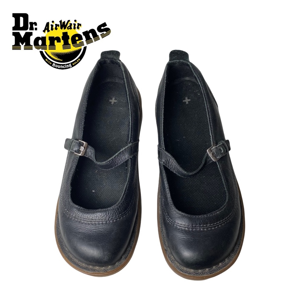 Dr. Martens Martensy Mel Ina Black Mary Jane Style Leather Shoes